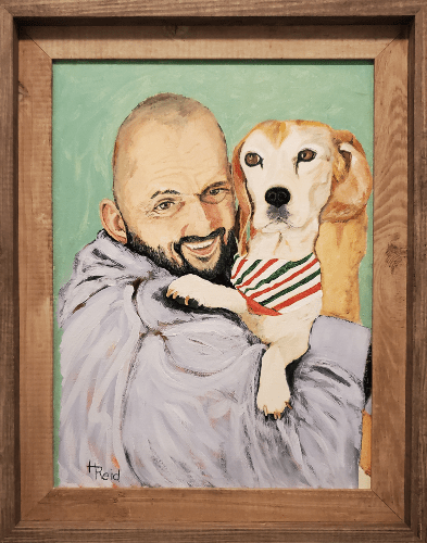 Heather Reid - Jim & Fredo, Acrylic 18x20
