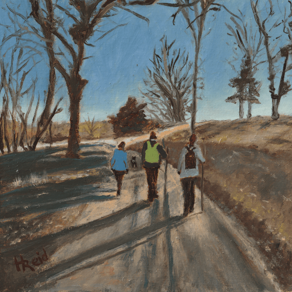 Heather Reid - Wandering LBL, Oil 6x6