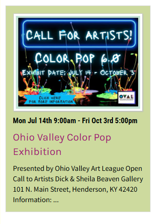 Exhibit Opportunity – July in Henderson KY