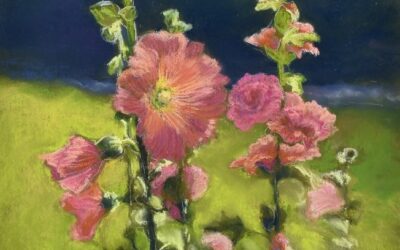 Hollyhocks