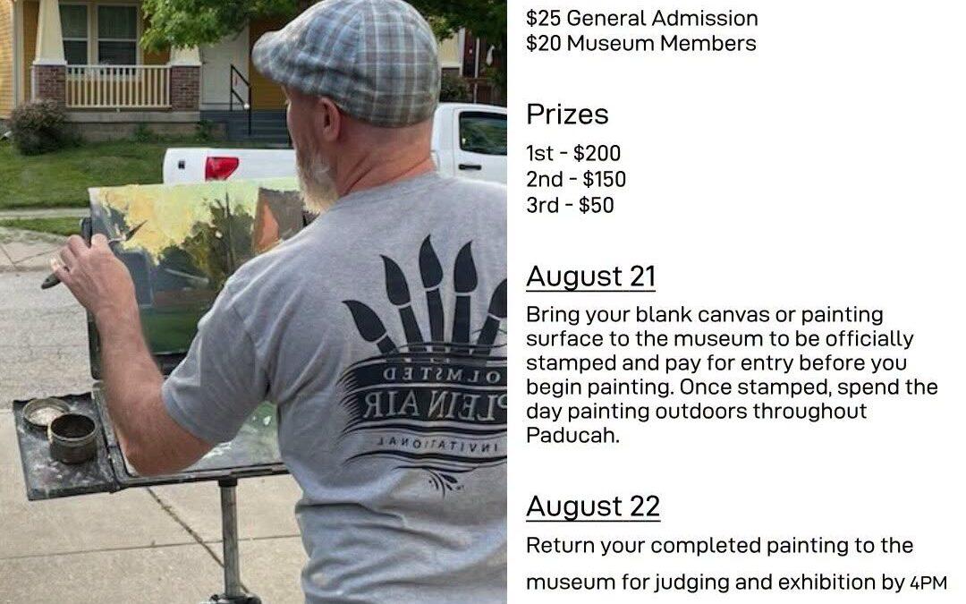 Plein Air Paducah Inaugural Competition – August 21-22