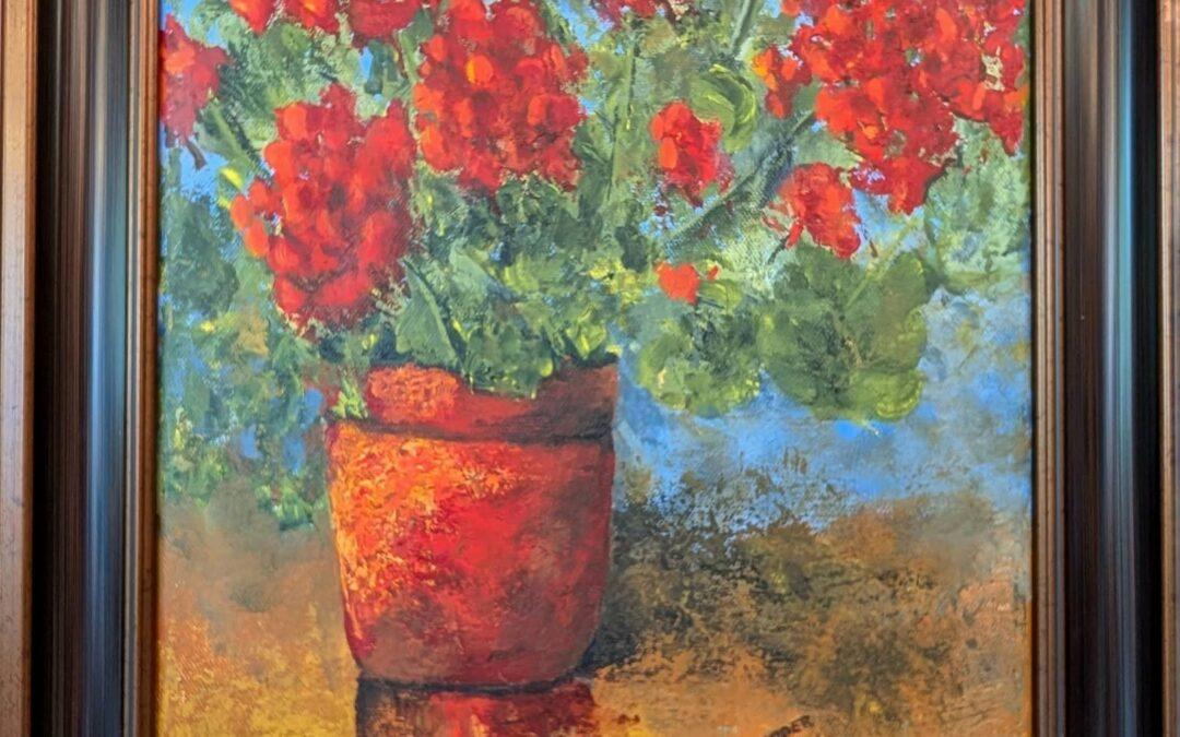 Fiery Geraniums
